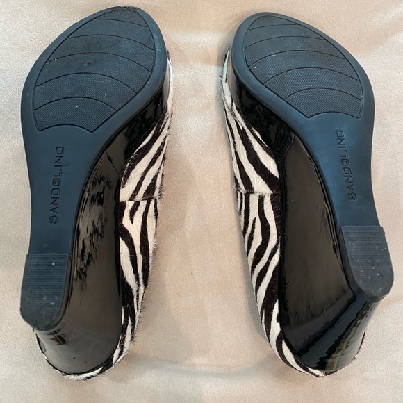 Bandolino zebra wedge women’s shoe 7 - Picture 3 of 9